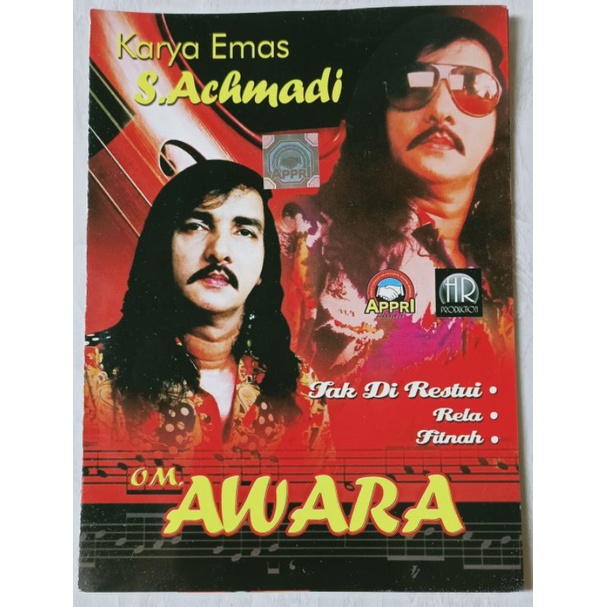 VCD original dangdut om.awara best of s.ahmadi produksi HR Surabaya