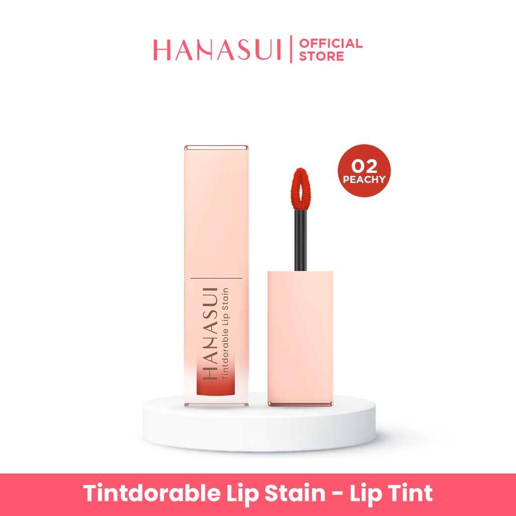 Hanasui Tintdorable Lip Stain - Lip Tint-02 - Peachy