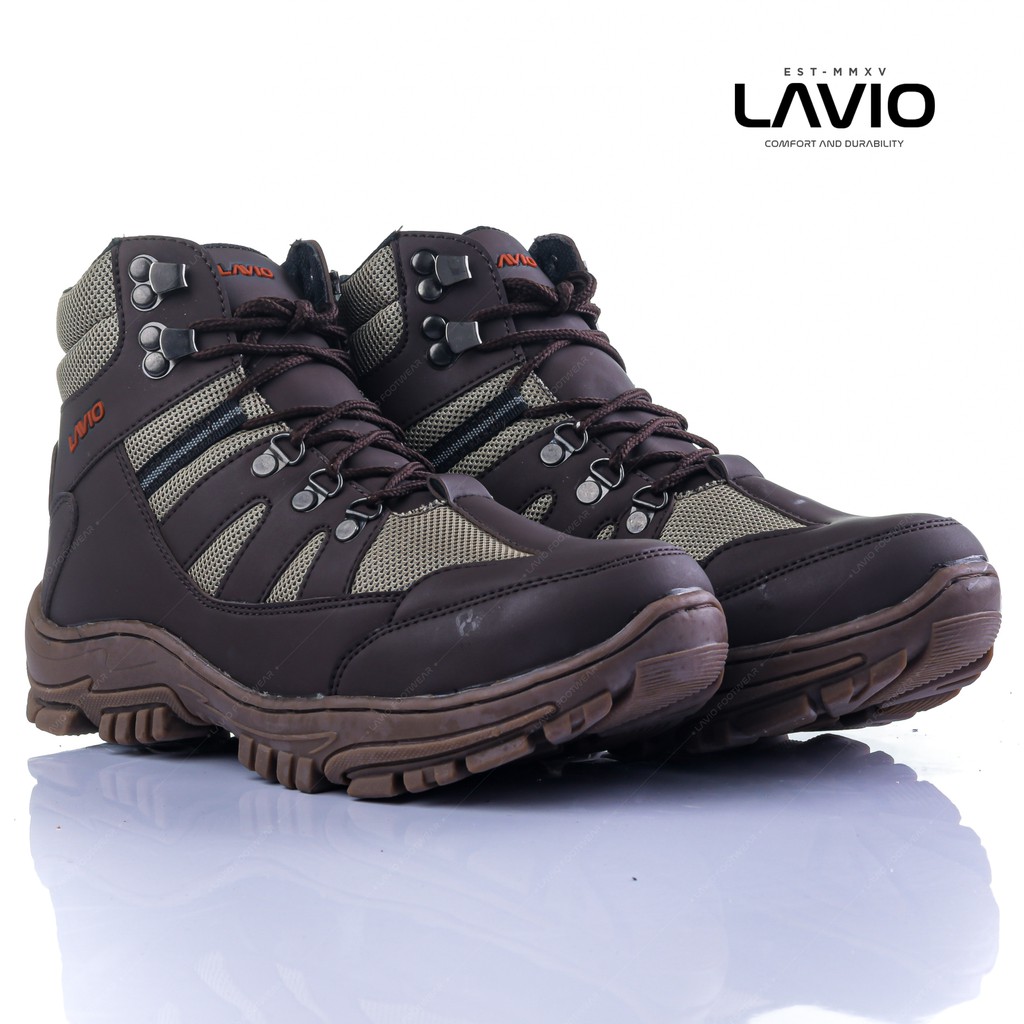 Sepatu Safety Boots Pria Keren Lavio Armo Original