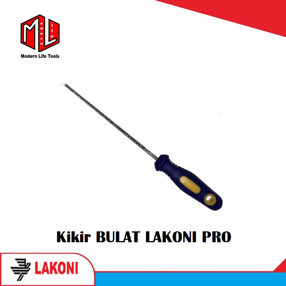 Kikir Bulat Panjang Kikir Kayu Kasar Chainsaw LAKONI PRO
