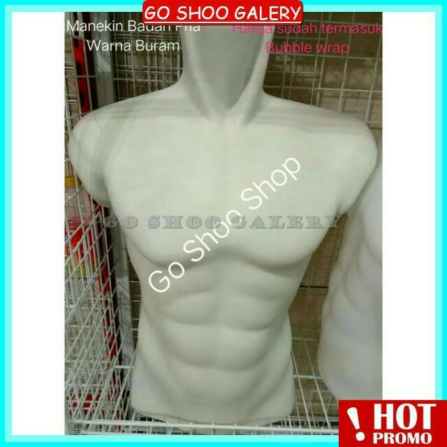 Manekin Badan Pajangan Baju Pria / Manekin Badan Pria Dewasa