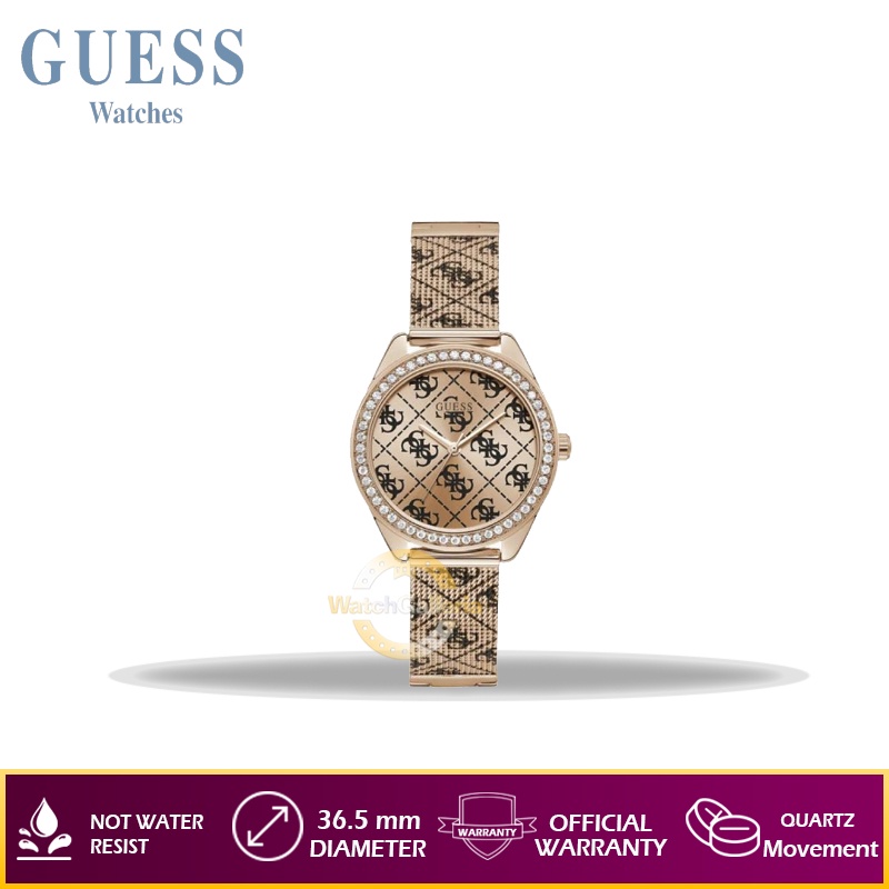 Jam Tangan Wanita GUESS W1279L3 - Rosegold Original