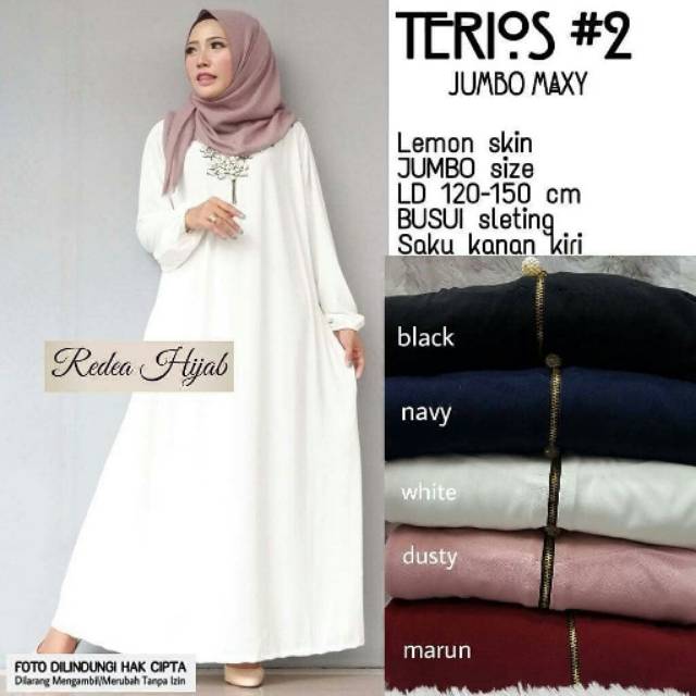 Terios Jumbo Maxy, Maxy jumbo, gamis murah, gamis jumbo, gamis bigsize, maxy besar, gamis jumbo
