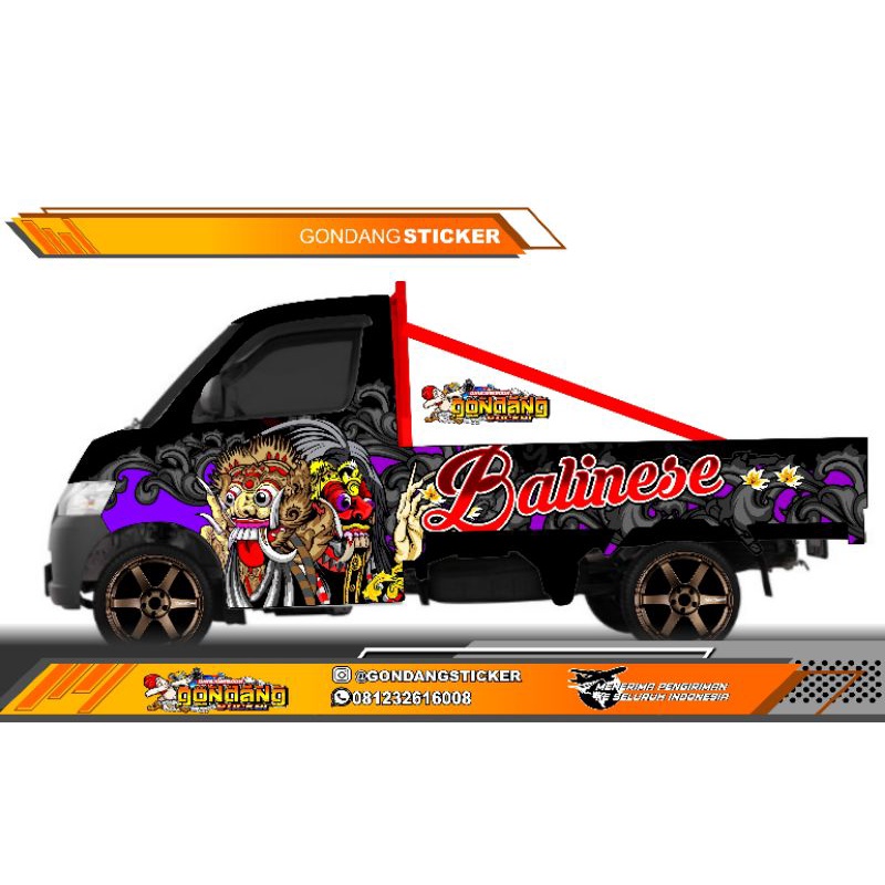 decal grandmax semua jenis pickup