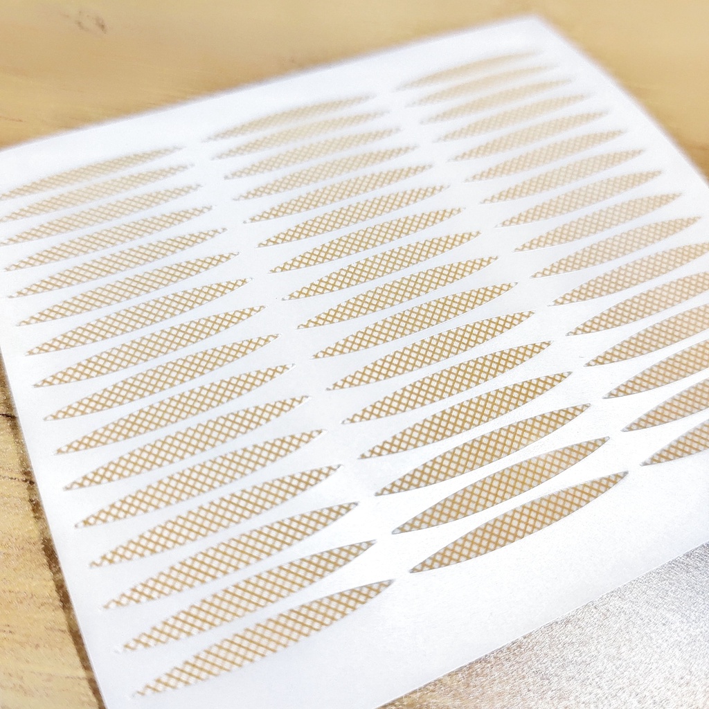 UNIGOOD - Skot Mata Bening Invisible Jaring Lace Eyelid Tape Isi 48 pcs
