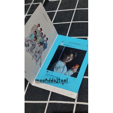 doyoung nct127 nature republic clear photocard