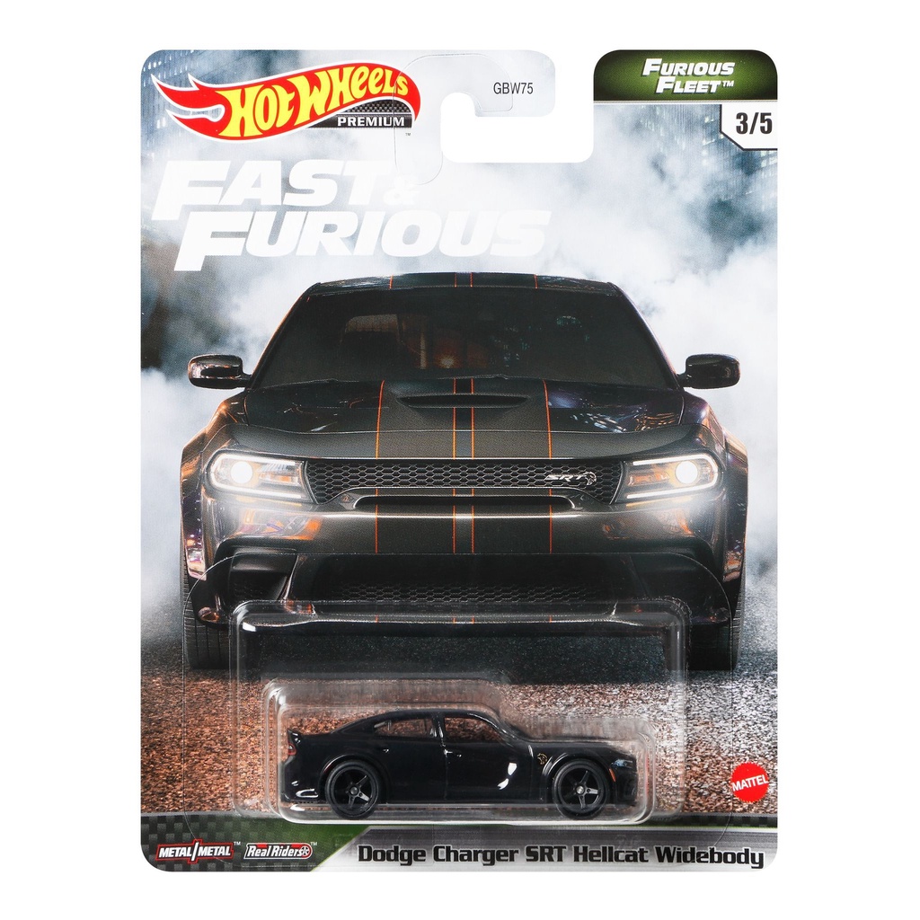 BEST SELLER | Diecast Hot Wheels Fast and Furious Fleet DODGE CHARGER SRT HELLCAT WIDEBODY HITAM HW Hotwheels Mobil Mainan Anak