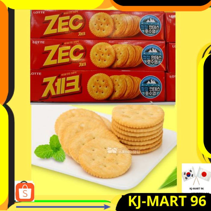 

MAKANAN KOREA/KOREAN FOOD/SNACK KOREA LOTTE KOREAN ZEC CHEESE CRACKERS- KREKERS ASIN