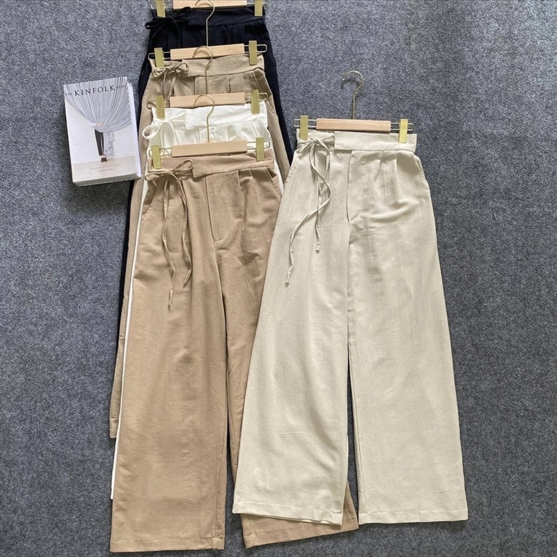 BIEBILS CULLOTES LINEN PANTS 2391