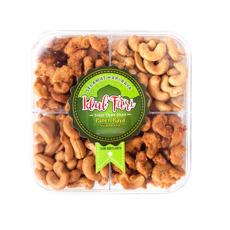 

Cemilan Lebaran / Natal Kacang Mete Seri 4 Made PR Camilan