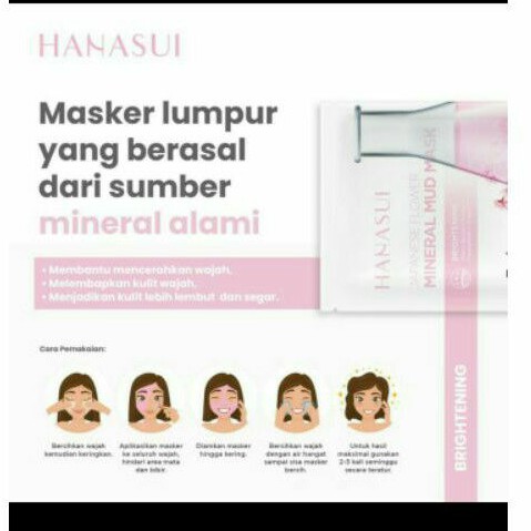 Hanasui Mineral Mud Mask Asian Heritage|Masker Wajah|Hanasui Masker Lumpur