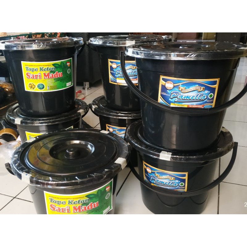 Tape Ketan Peuyeum Kuningan Ember besar isi 100 pcs