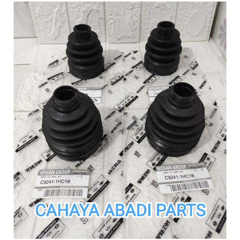 KARET BOOT CV JOINT DATSUN GO MARCH  LUAR DALAM BOOT CV JOINT LUAR DALAM MARCH DATSUN GO 4 PCS