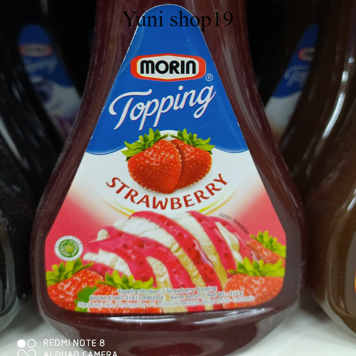 

morin strawbery topping jam 310gr