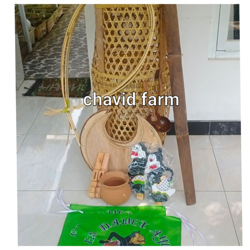 

kranjang keranjang dawet ayu satu set lengkap kerajinan tangan