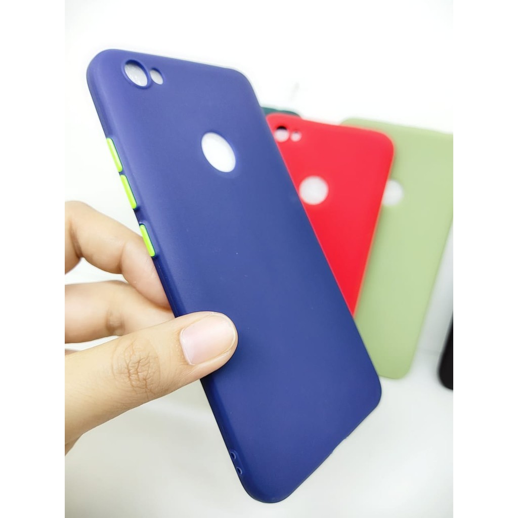 SMPC TPU Candy Redmi Note 5a Prime 5.5 inch SoftCase Macaron Protection Camera Tombol Warna