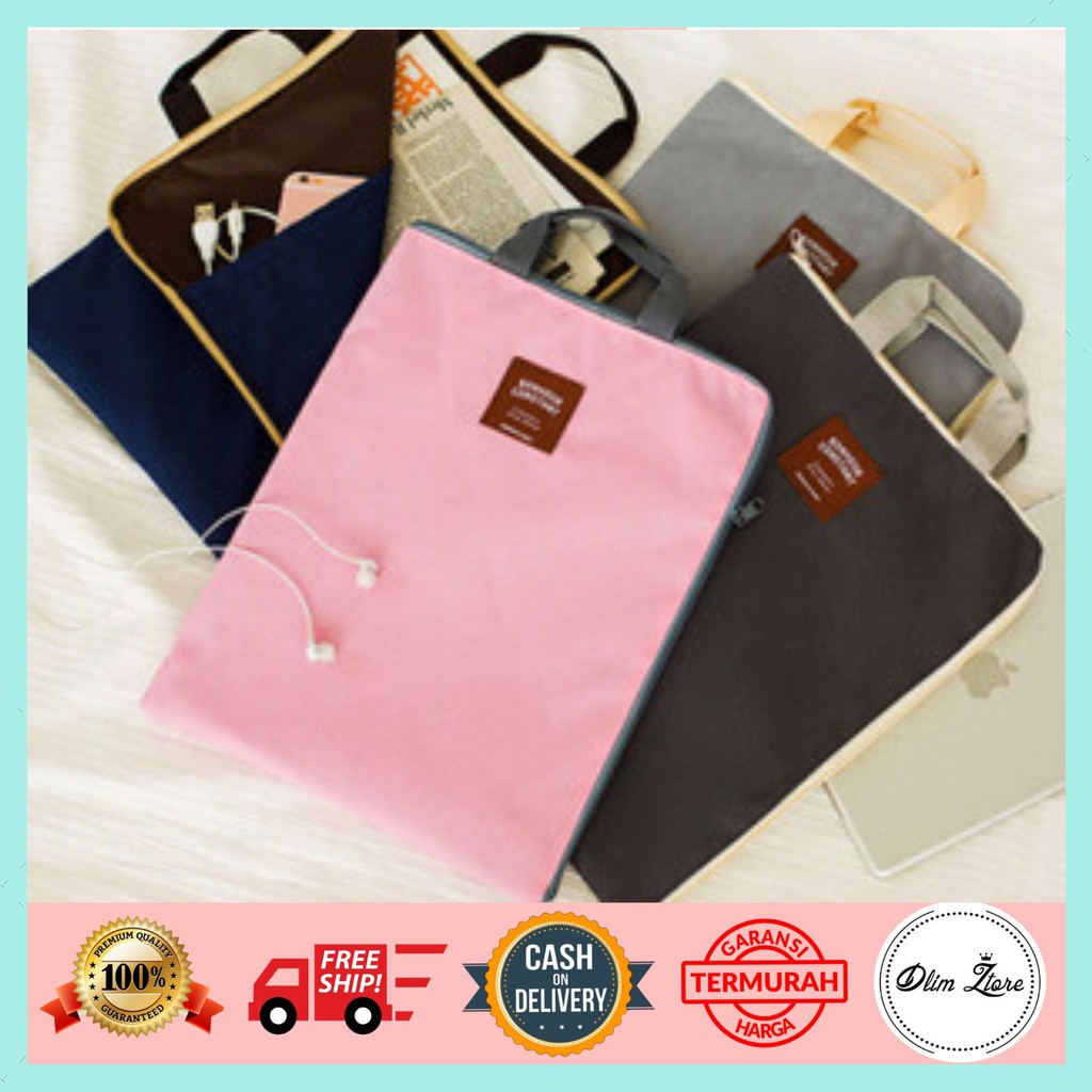 [DZ] ST005 Tas Organizer Ipad Kertas A4 Folder Map Shopee Indonesia