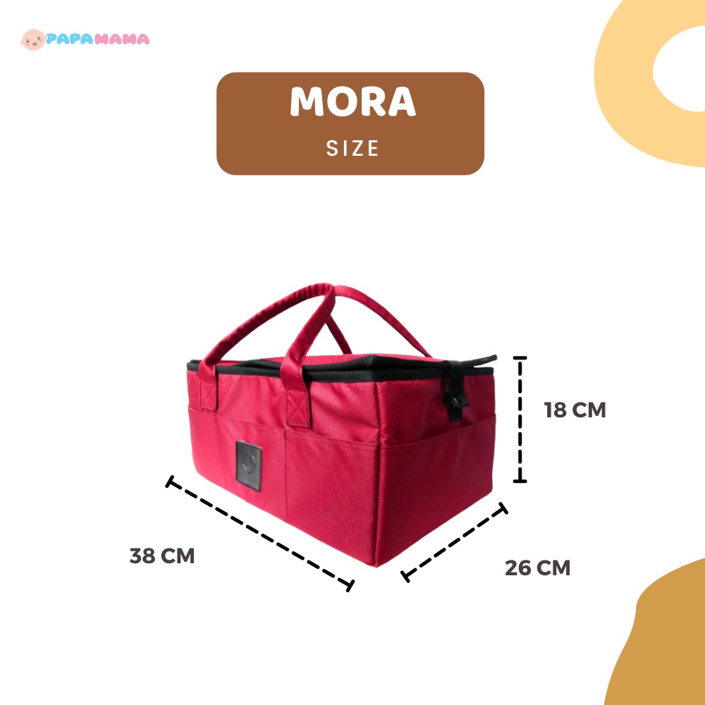 Papamama 1010 Mora Multi Purpose Portable Caddy Bag Tas Perlengkapan Bayi