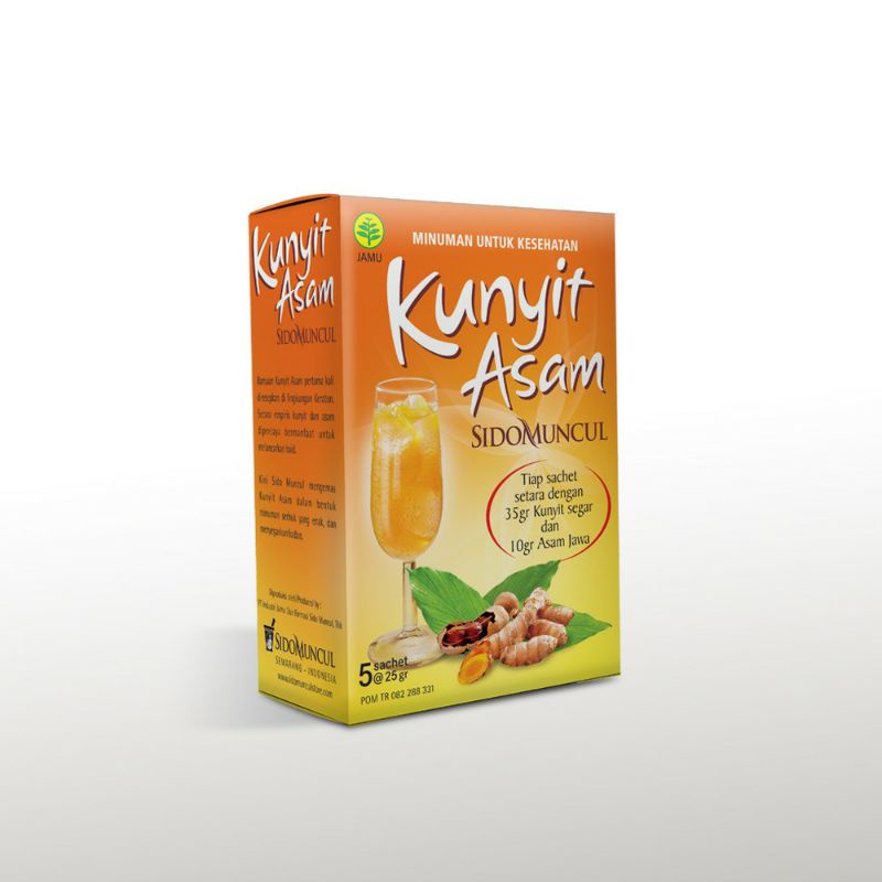 Kunyit Asam SidoMuncul minuman herbal untuk kesehatan Sido Muncul