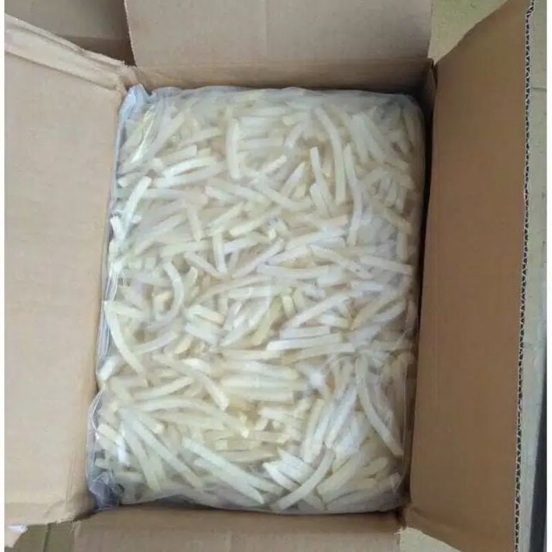 Stik Kentang Curah Frozen 2.5 kg Cut 7mm French Fries