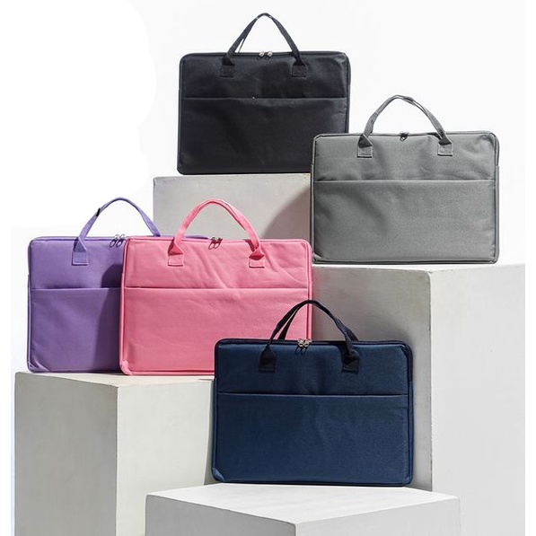 Tas Laptop Pink Ungu Transparan Berkualitas Waterproof Terbaru B7R2 Terkini Aesthetic Motif Hitam Pr