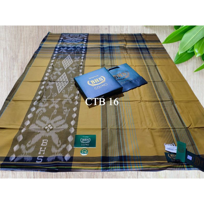 BHS Cosmo Gold Sarung Dewasa Original Kain Mesres Halus