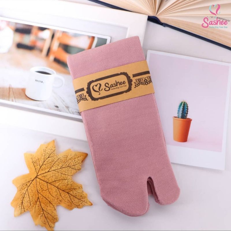 Sashee Kaos Kaki Jempol Basic-Dusty Pink
