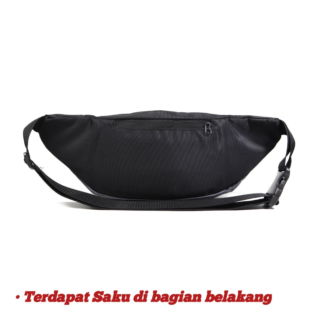 Tas Selempang Pria Cowok Waistbag Tas Slempang Murah Terbaru Kualitas Premium