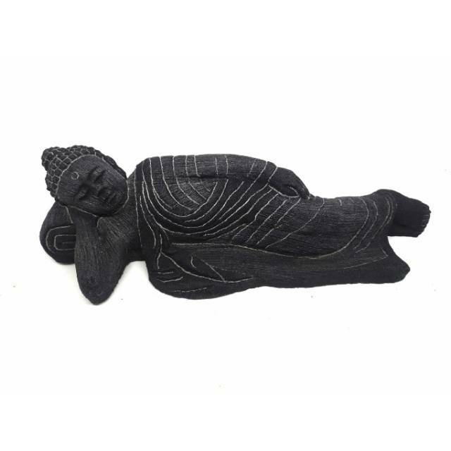 (BISA COD) PAJANGAN MINIATUR PATUNG DEWA BUDHA TIDUR 25x8 cm - DEKORASI RUMAH MURAH