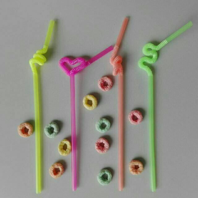 Sedotan Ulir / Funky Straw