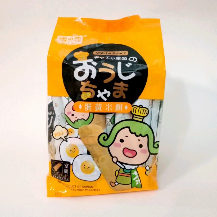 

MATCHA PRINCE ( RICE CRACKERS EGG YOLK ) 140 GR