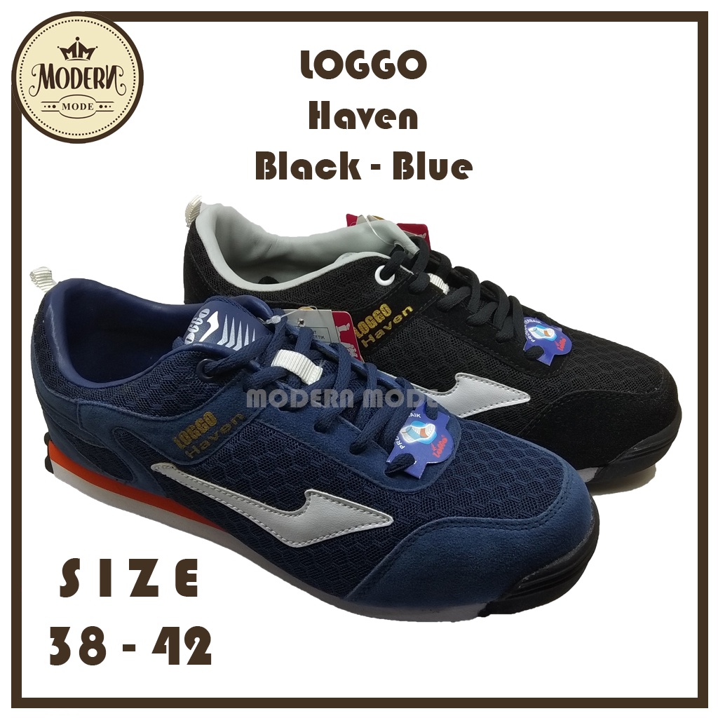 SEPATU SNEAKERS CASUAL PRIA LOGGO HAVEN