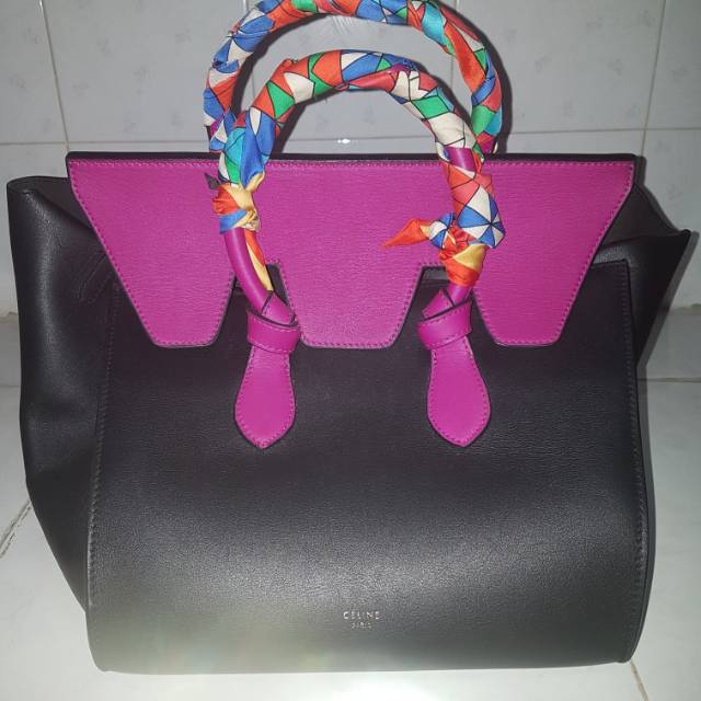 Tas ori leather Preloved celine handbag tas tote bag branded