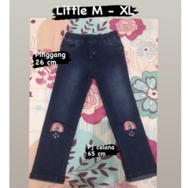 Preloved celana jeans anak perempuan, sepatu little m dan baju bayi laki-laki pipiniko 6-24 bulan