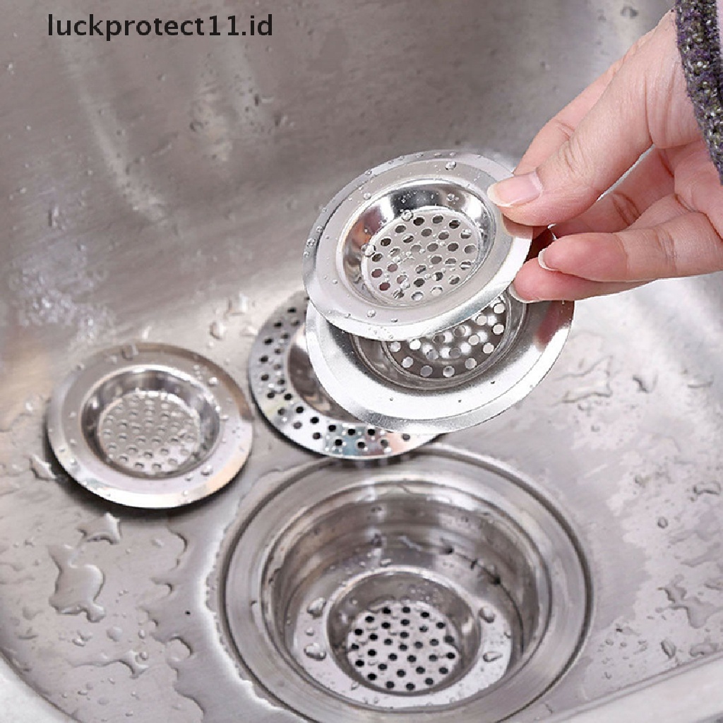 //HG&amp;ID// Stainless Steel Kitchen Water Sink Strainer Cover Floor Bath Catcher Drain Plug .