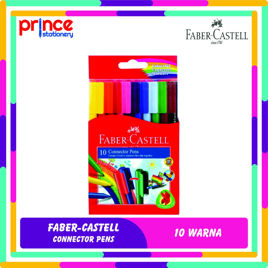 

FABER-CASTELL CONNECTOR PEN / SPIDOL 10 WARNA