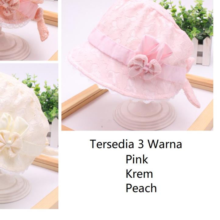 Topi Kupluk Bayi Cewek - Topi Bayi Cantik