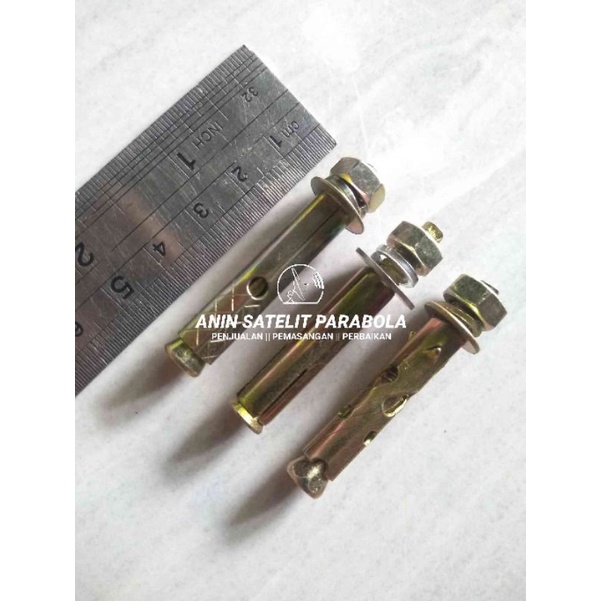 MURAH BAUT DYNABOLT BAUT TANAM M8x50 Kunci Pas/Ring 10