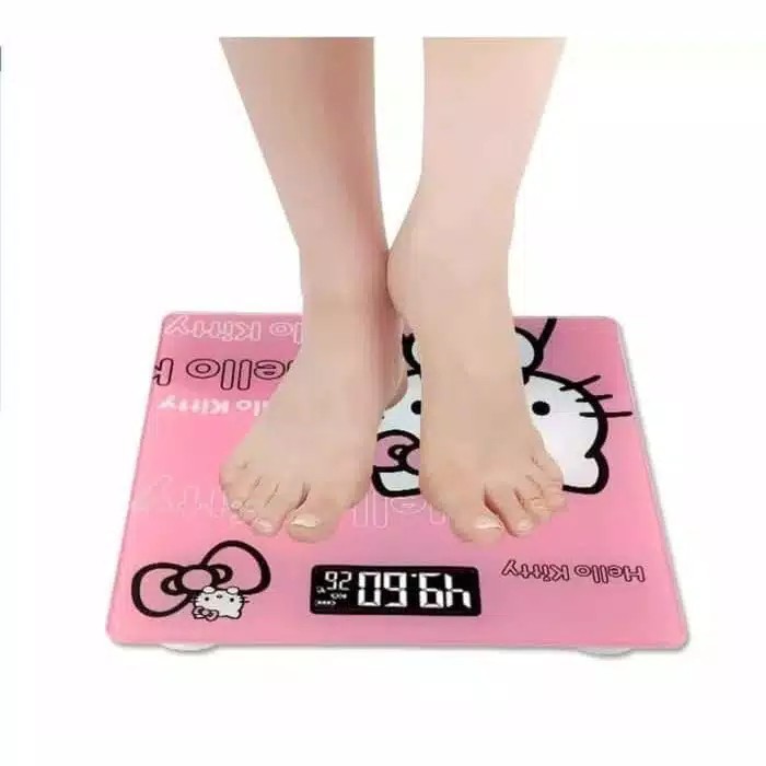 TIMBANGAN BADAN DIGITAL KARAKTER HELLOKITY - ALAT PENGUKUR BADAN DIGITAL SCALE KARAKTER