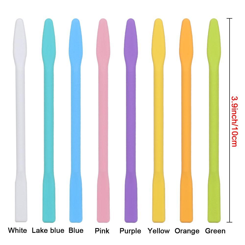 Solighter Silicone Stir Stick Craft Beads Beauty Stick Adjusting Rod Alat Kecantikan Cetakan Silikon Modulasi Warna