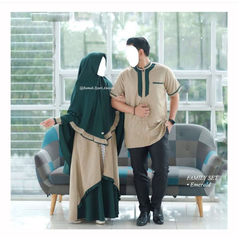 Family Set Emerald I Gamis Syari