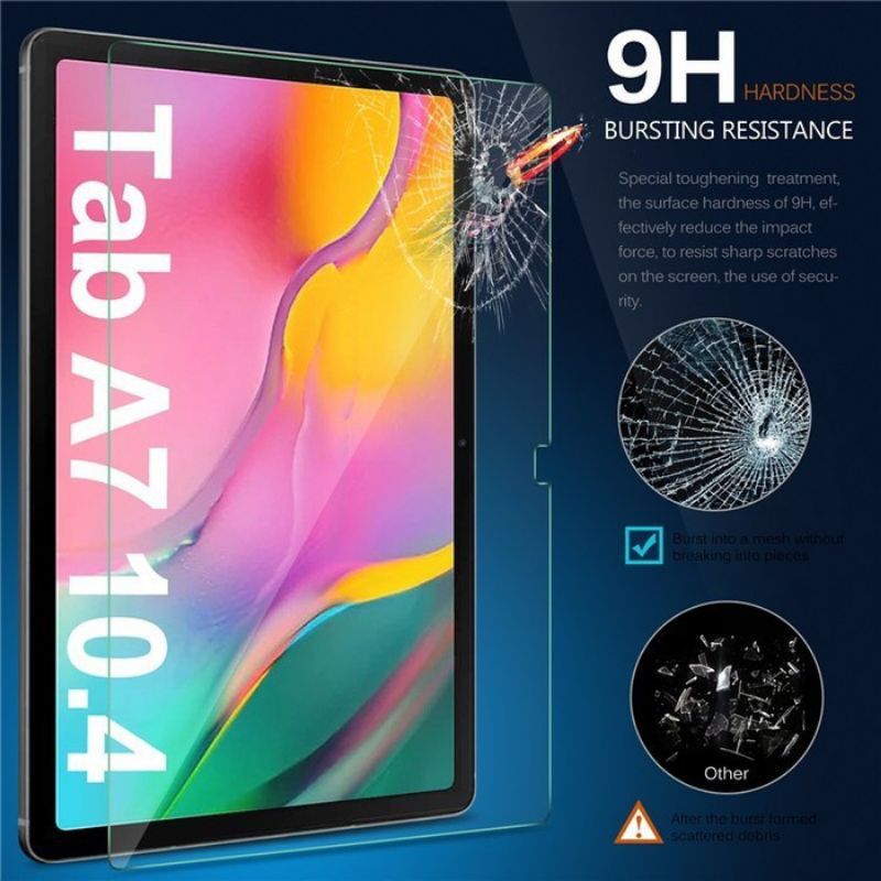 Samsung Galaxy Tab A7 10.4"SM-T500 / SM-T505 Anti Gores Kaca Tempered Glass