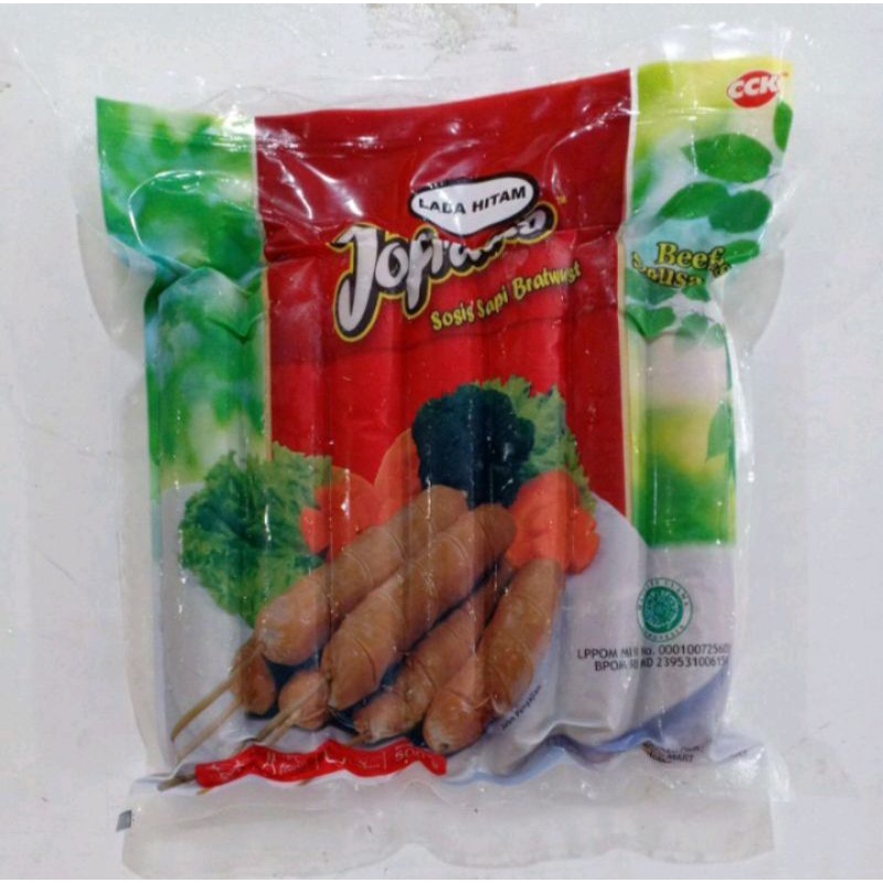 

Jofrans sosis bakar sapi ladah hitam 7s 500gr