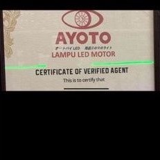 Lampu Depan LED 2sisi AC/DC AYOTO H6 M2B Asli Original Motor Bebek Matic Satria dll