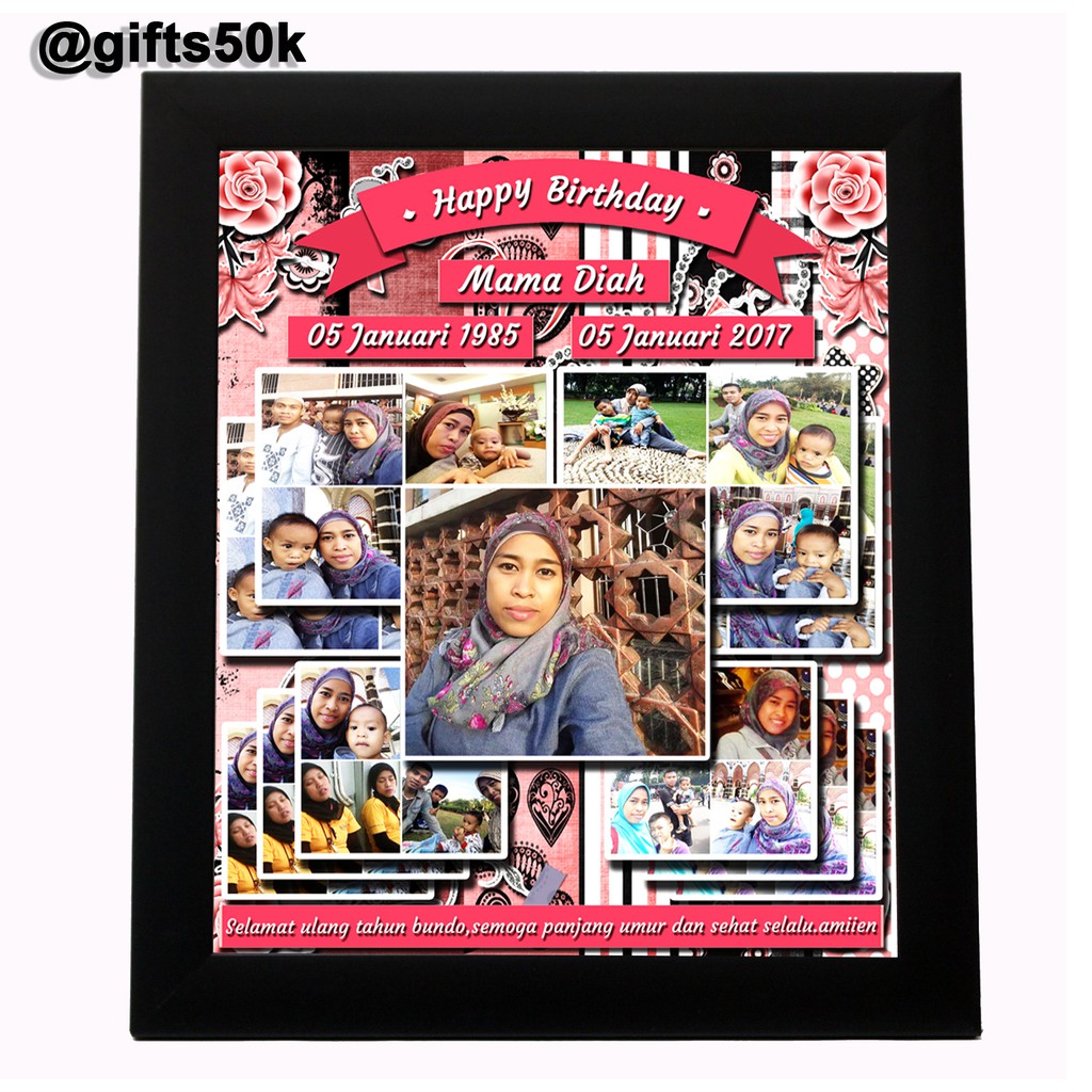 

Scrapframe kado ulangtahun / ulang tahun anniversary kado pernikahan