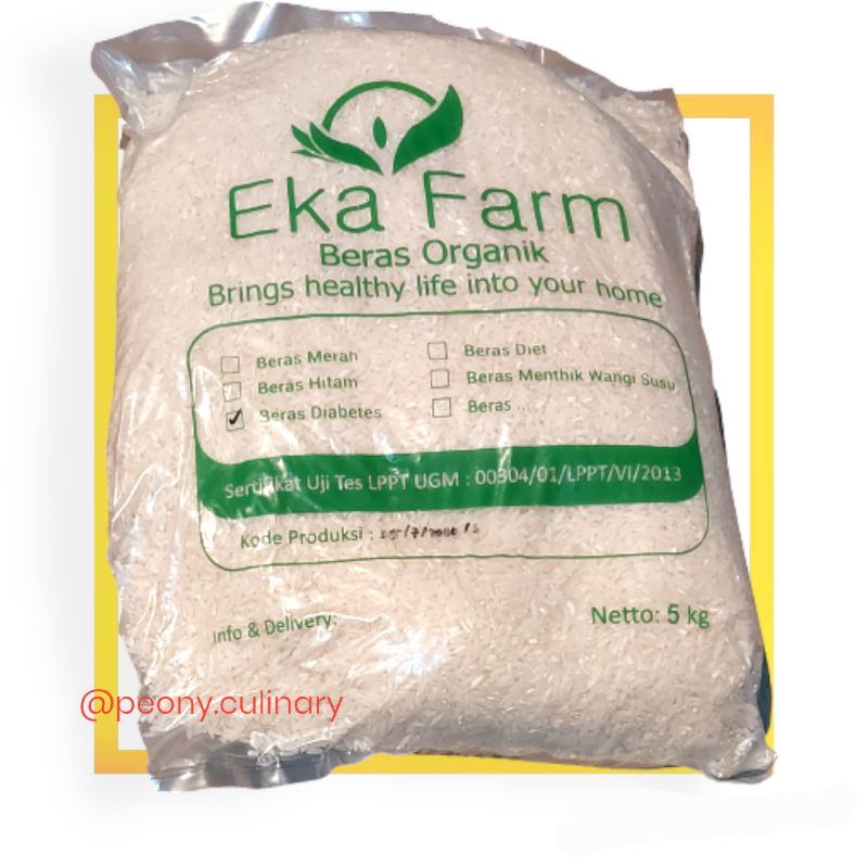 

BERAS DIABETES ORGANIK EKAFARM 5KG