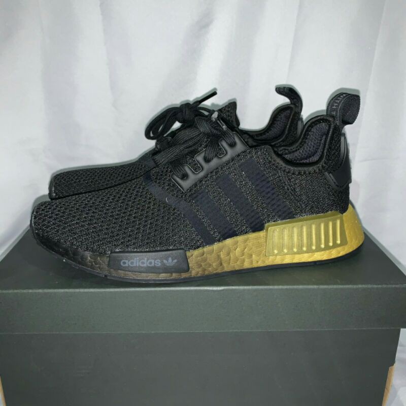 ADIDAS NMD R1 BLACK GOLD