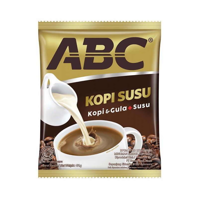 

ABC kopi susu renceng isi 10