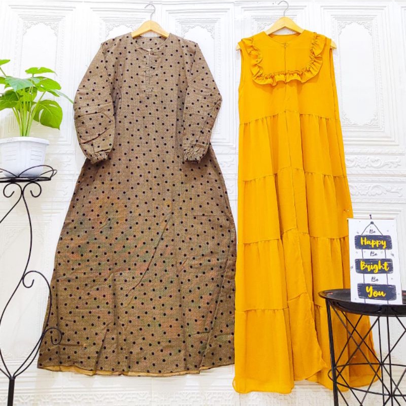 Gamis 2in1 Rachel Set-6