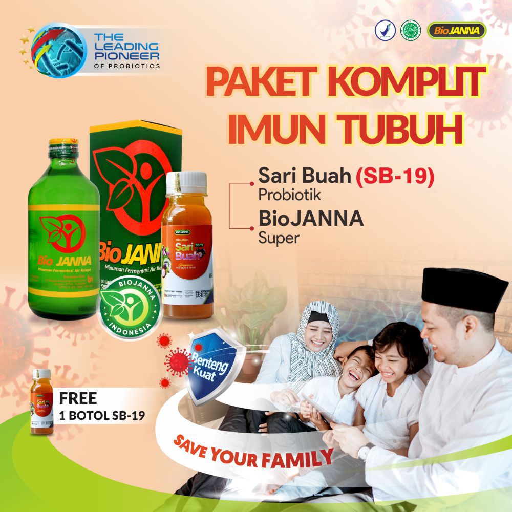 

PAKET PROBIOTIK | BIOJANNA SUPER | SARI BUAH PROBIOTIK | SARI BUAH BIOJANNA